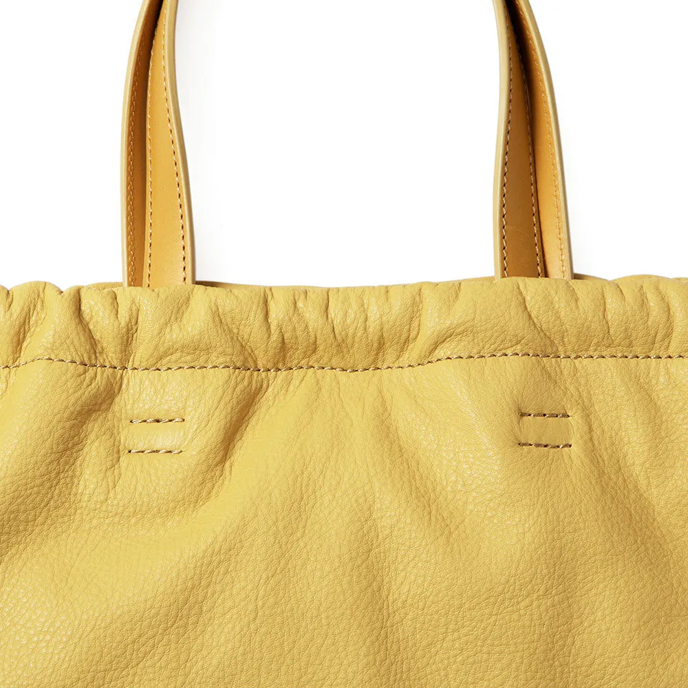 Ruffle Drawstring Tote