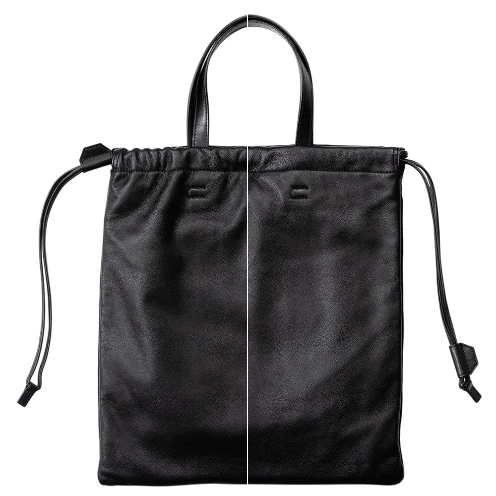 Ruffle Drawstring Tote