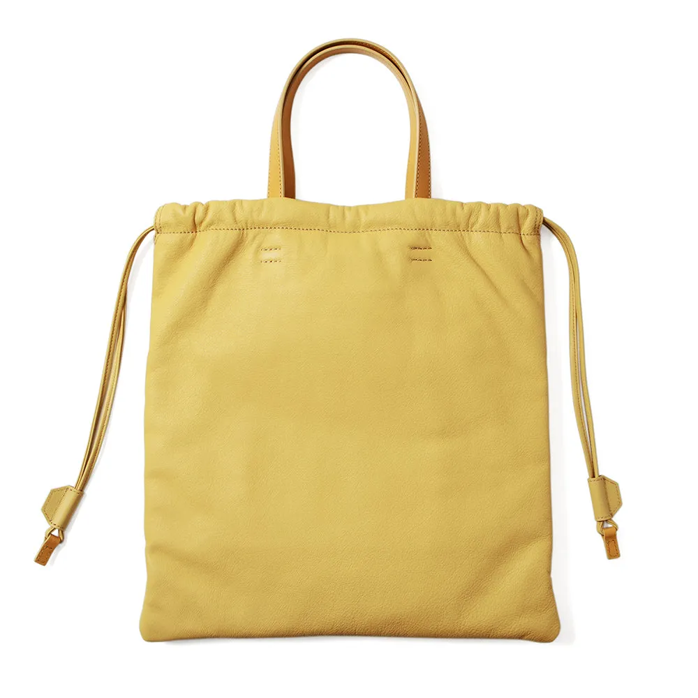 Ruffle Drawstring Tote