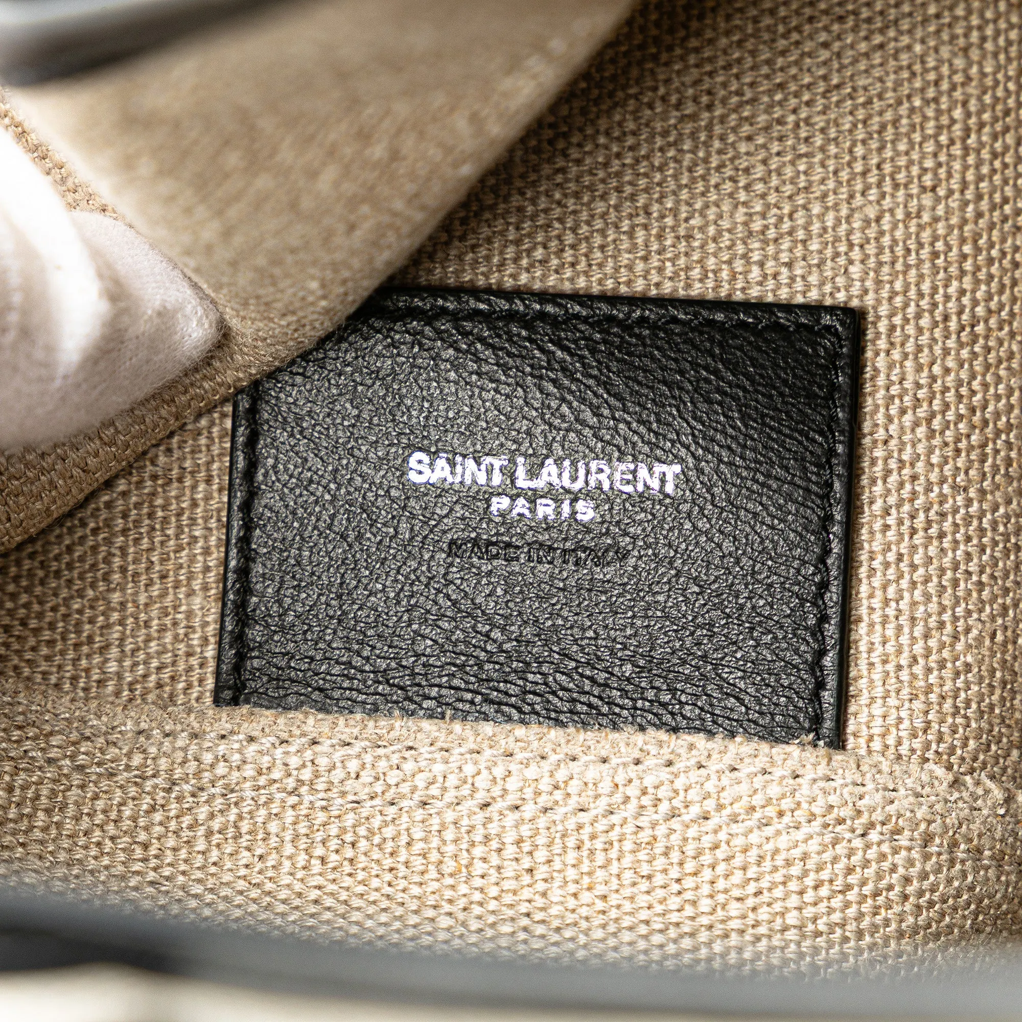 Saint Lau Canvas Teddy Drawstring Shopping Tote