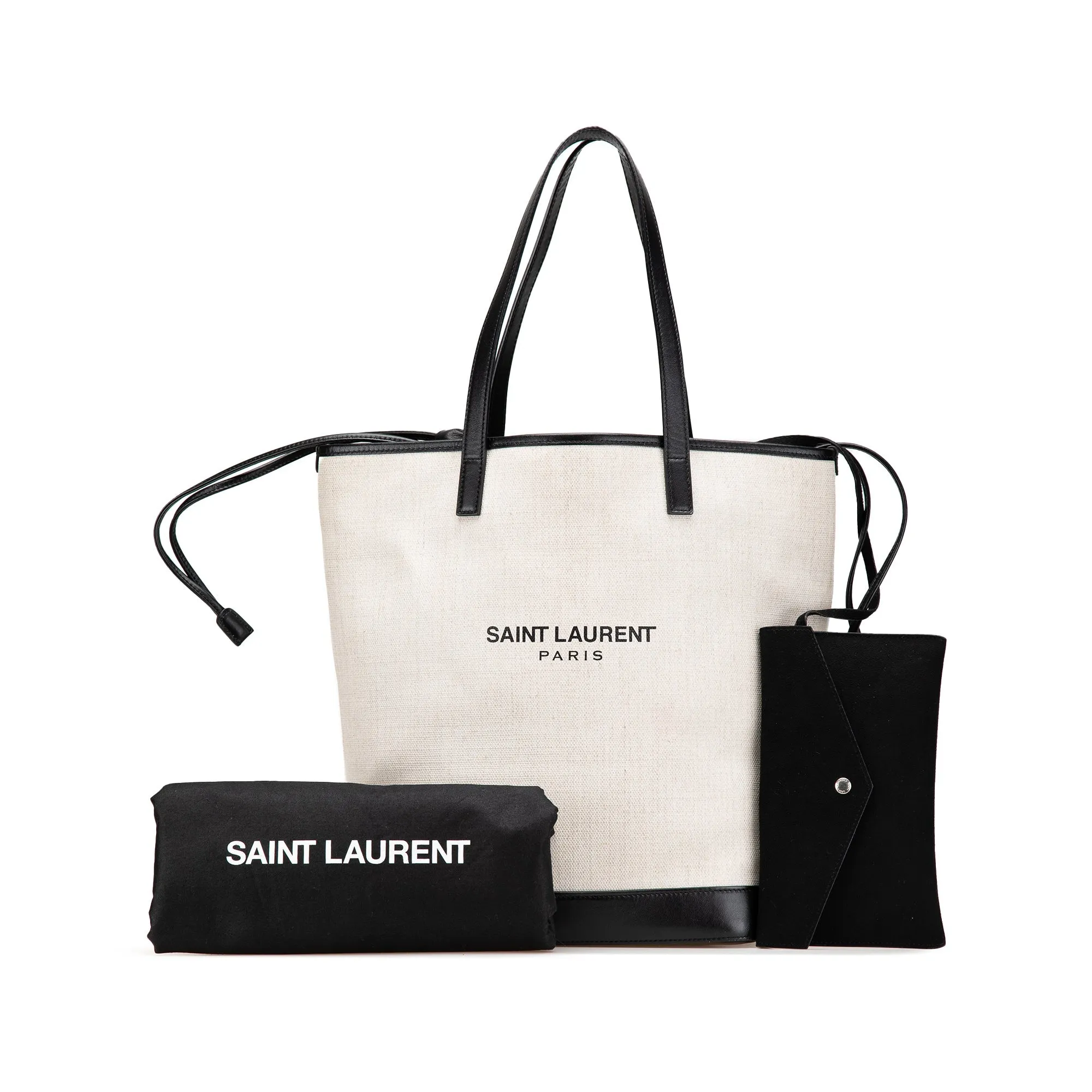 Saint Lau Canvas Teddy Drawstring Shopping Tote