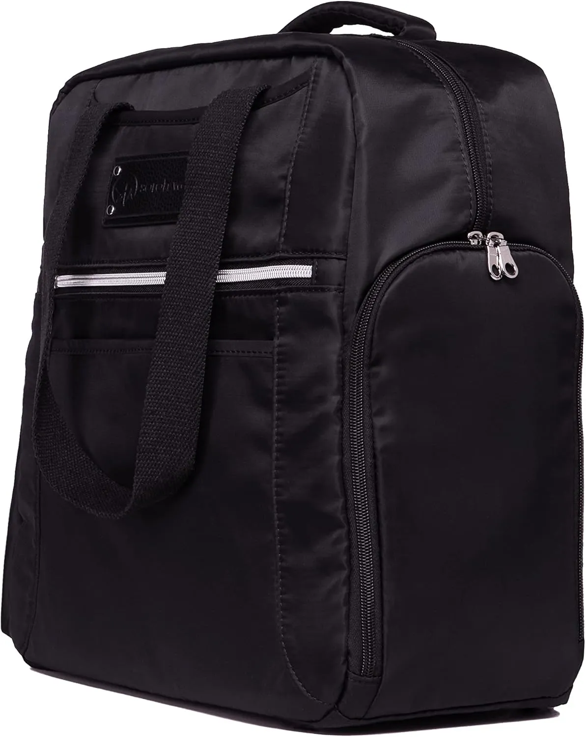 Sarah Wells Kelly Convertible Breast Pump Bag and Backpack with Carrying Handles - Insulated Pocket - Compatible with All Portable Pumps on The Market - 17" Laptop Sleeve