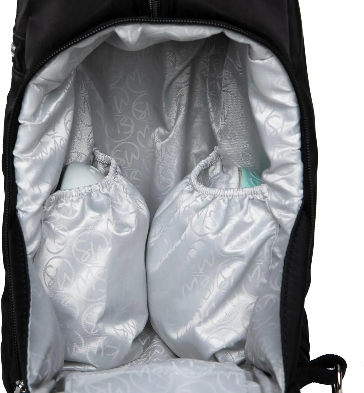 Sarah Wells Kelly Convertible Breast Pump Bag and Backpack with Carrying Handles - Insulated Pocket - Compatible with All Portable Pumps on The Market - 17" Laptop Sleeve