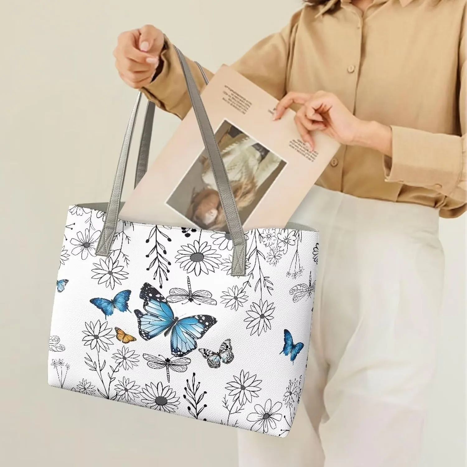 Satchel Handbags for Women Oversized Design Ladies Top Handle Purse Suitable for Adult Women and Girls
