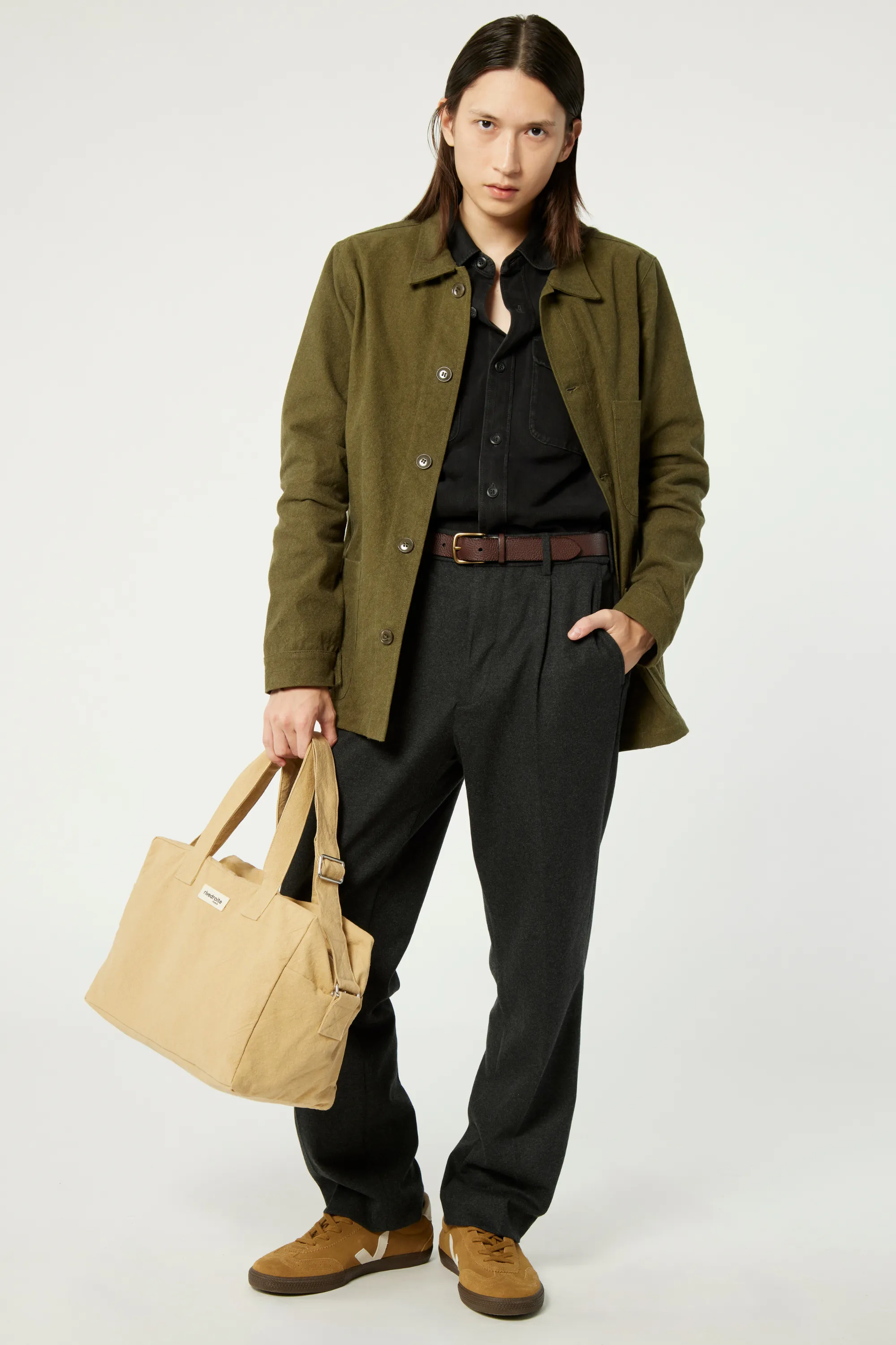 Sauval the city bag - Recycled cotton Beige