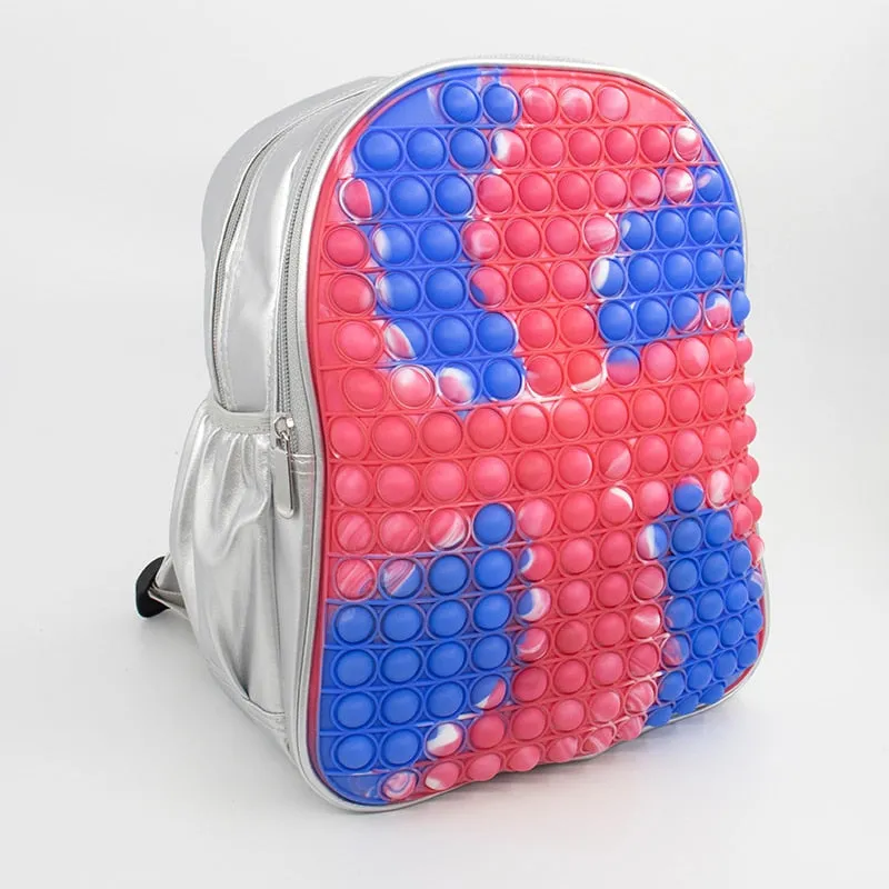 Silver Bag POPit 16 inch backpack