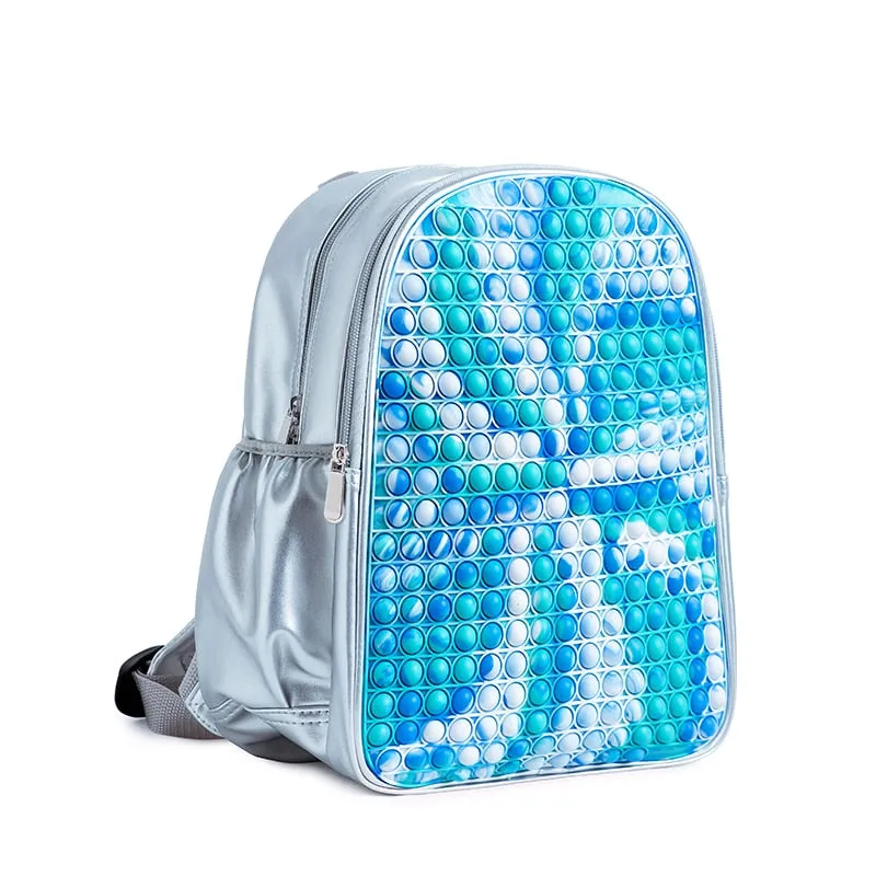 Silver Bag POPit 16 inch backpack