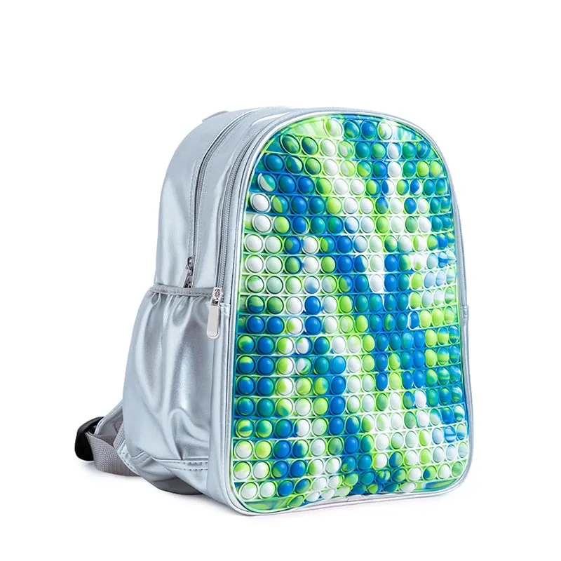 Silver Bag POPit 16 inch backpack