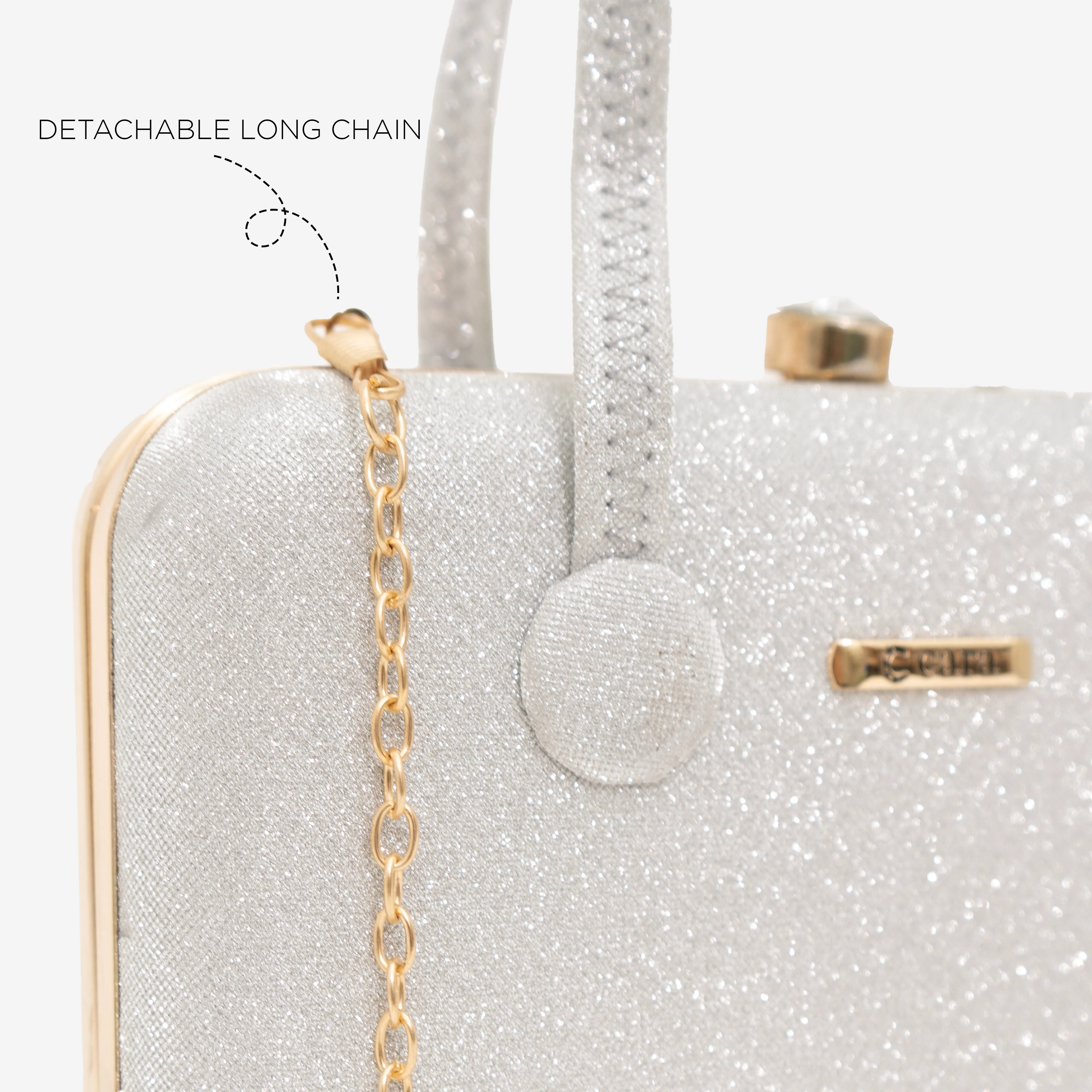 Silver Celestial Clutch | cara