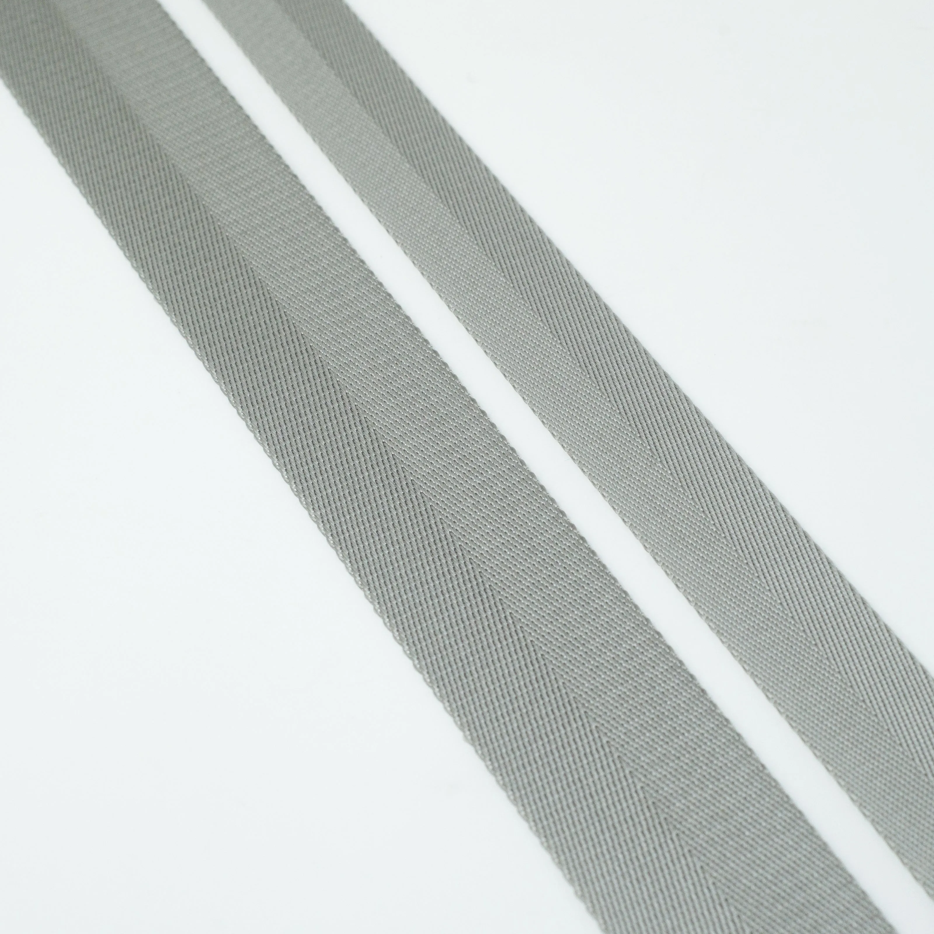 Silver Grey Nylon Webbing