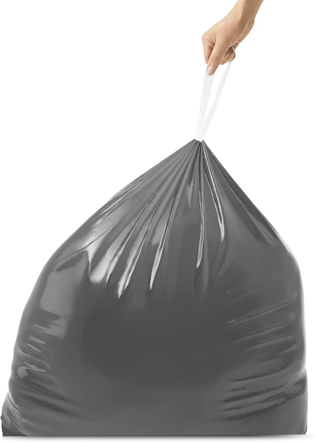 simplehuman Code H 40 Count, Genuine Odorsorb Custom Fit Liners, Drawstring Odor Absorbing Trash Bags in Dispenser Packs, 30-35 Liter / 8-9 Gallon