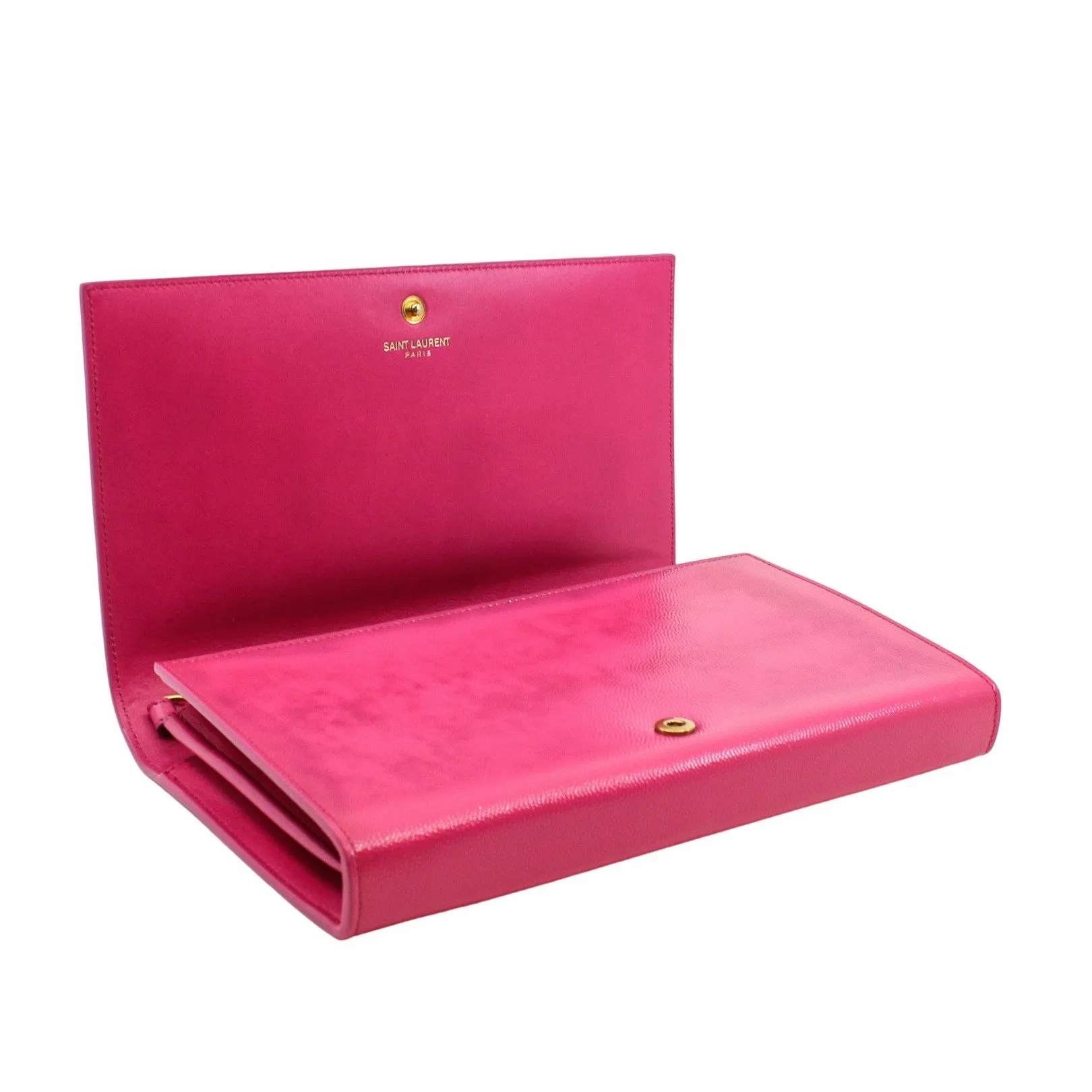 SLP cluth petent leather pink ghw