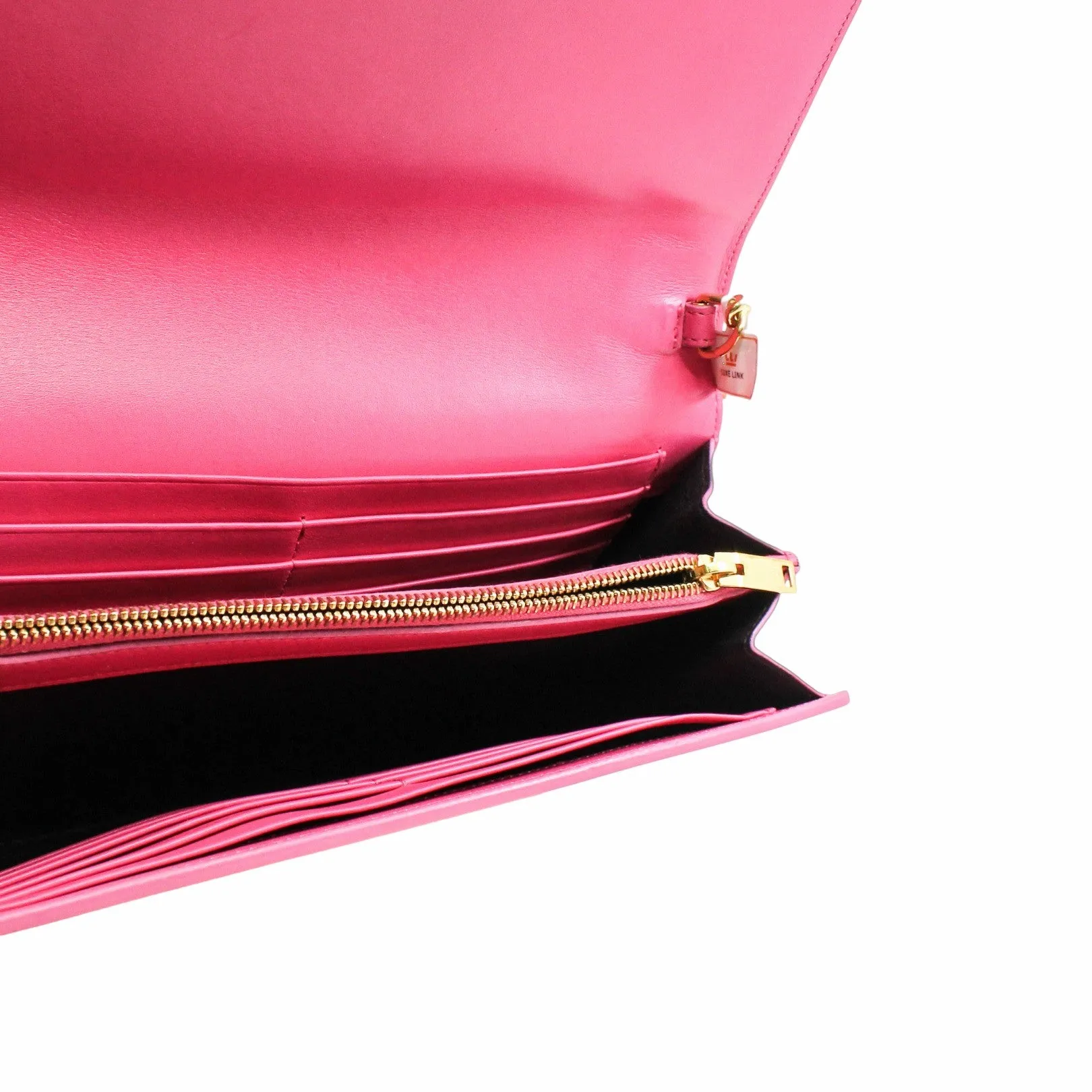 SLP cluth petent leather pink ghw