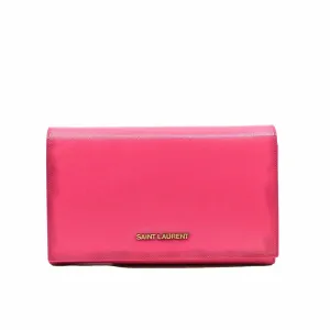 SLP cluth petent leather pink ghw