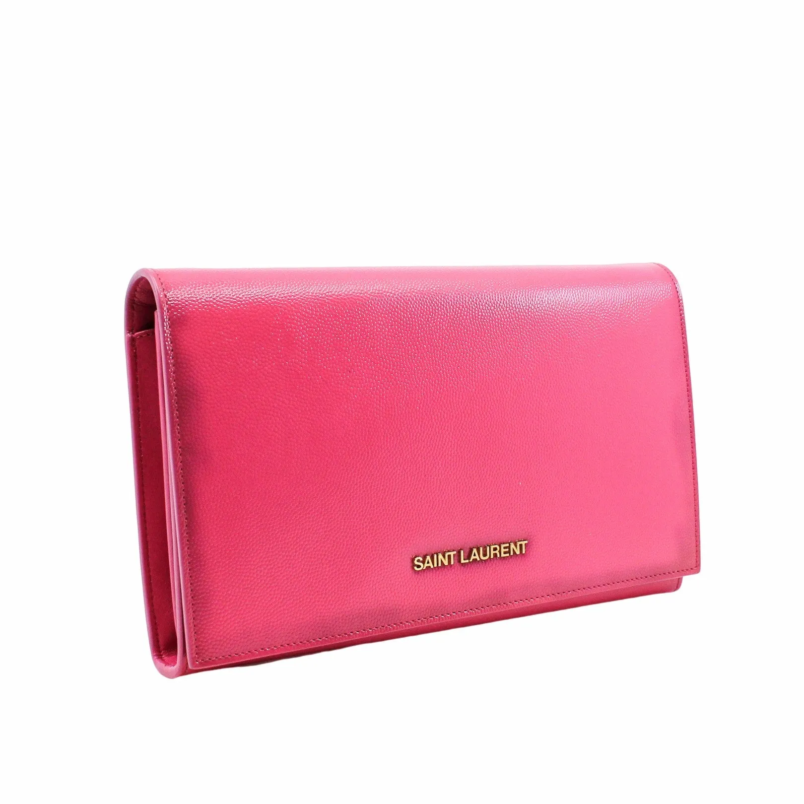 SLP cluth petent leather pink ghw
