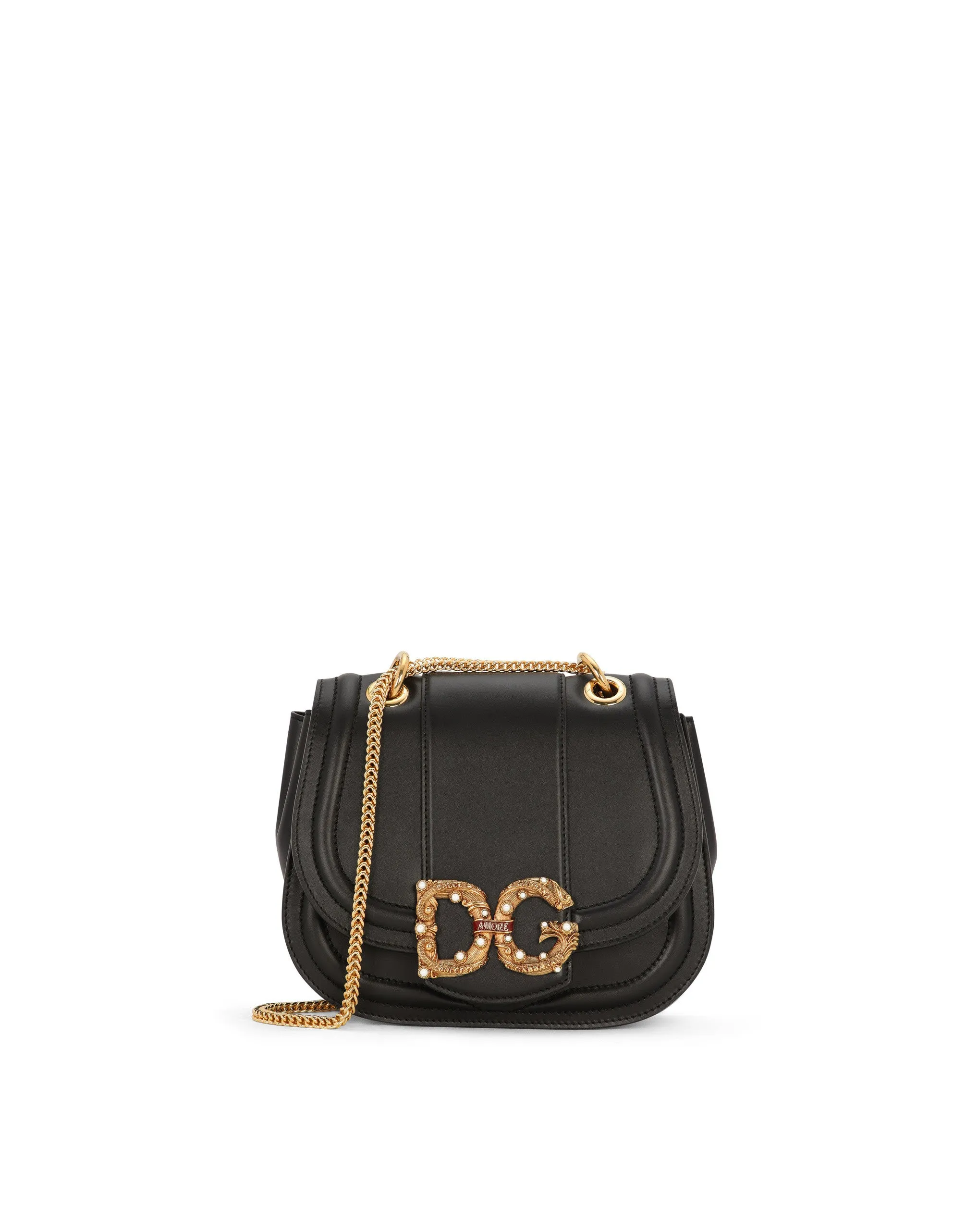 SMALL DG AMORE BAG IN CALFSKIN