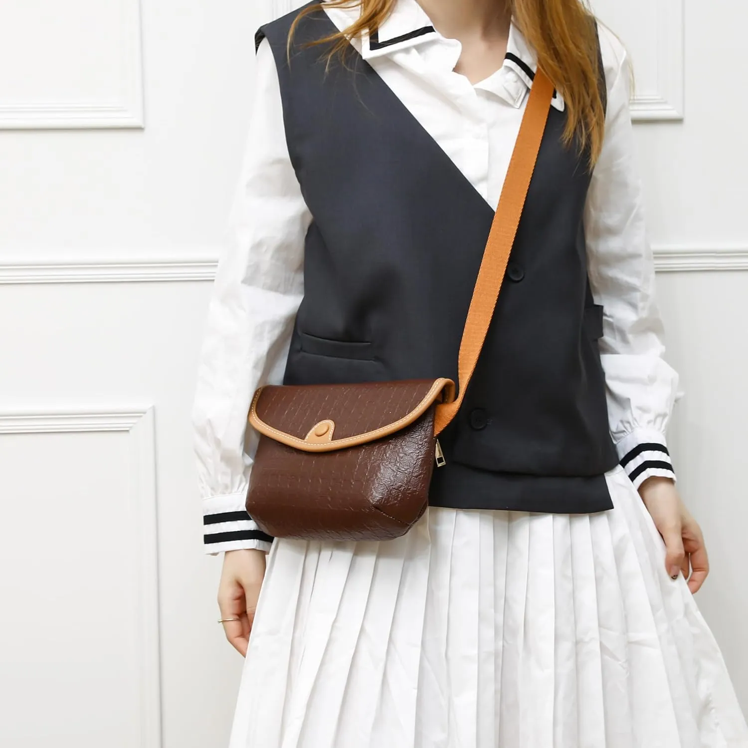 Small Jean Denim Crossbody Purses Bags for Women Crossbody Trendy Design Shoulder Purse Messenger Bags