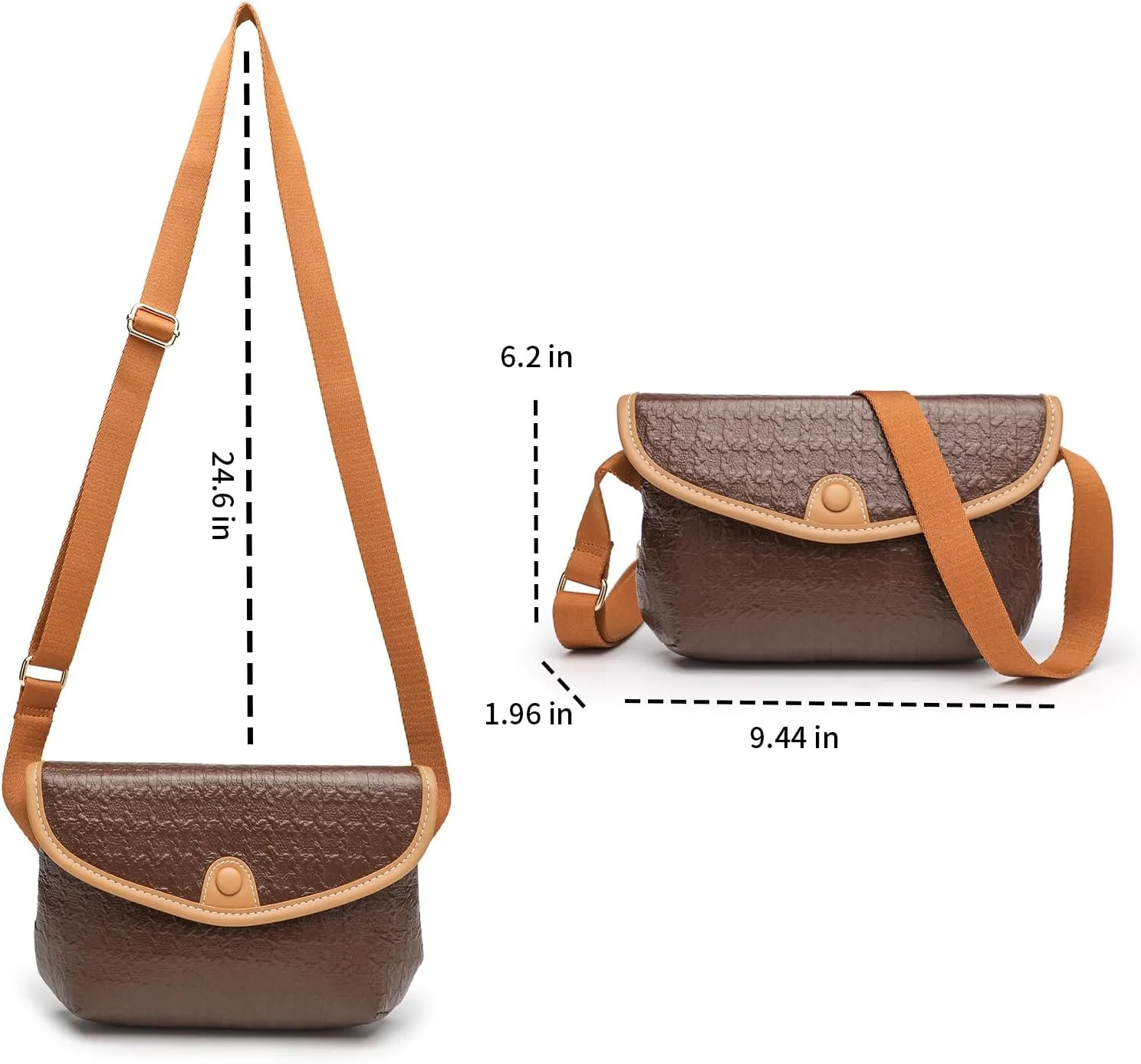 Small Jean Denim Crossbody Purses Bags for Women Crossbody Trendy Design Shoulder Purse Messenger Bags