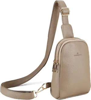 Small Sling Bag for Women, RFID Fanny Packs, Vegan Leather Crossbody Bags, Crossbody Purse Gift for Women