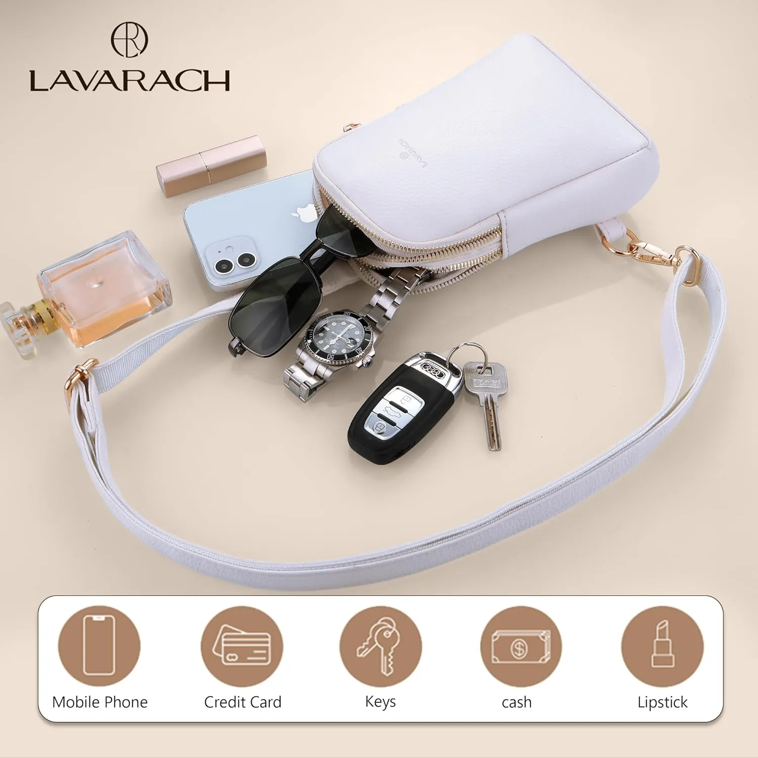 Small Sling Bag for Women, RFID Fanny Packs, Vegan Leather Crossbody Bags, Crossbody Purse Gift for Women