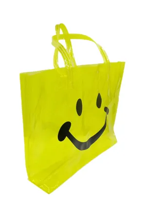 Smiley Face Transparent Tote