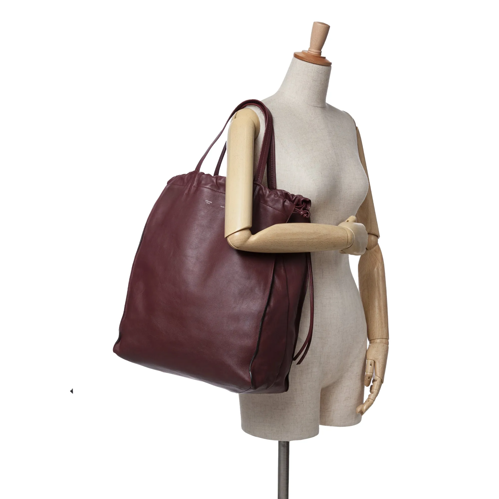 Smooth Calfskin Vertical Coulisse Tote