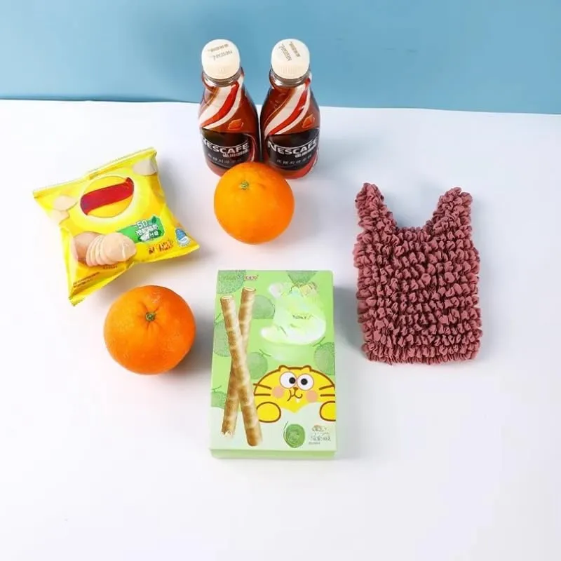 Stretchable Magic Bubble Bag: Oversized Portable Shopping Tote with Pleated Design, High Capacity & Eco-Friendly Handbag (1pc) (Dark Grey   Avocado   Watermelon red)