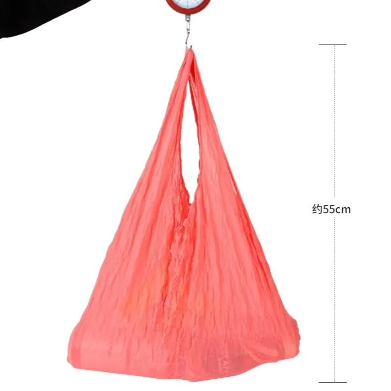 Stretchable Magic Bubble Bag: Oversized Portable Shopping Tote with Pleated Design, High Capacity & Eco-Friendly Handbag (1pc) (Dark Grey   Avocado   Watermelon red)
