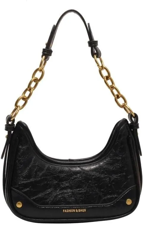 Stylish Small Cross-body Bag PU Leather Purse Armpit Tote 2025 Women's Shoulder Crossbody Bag