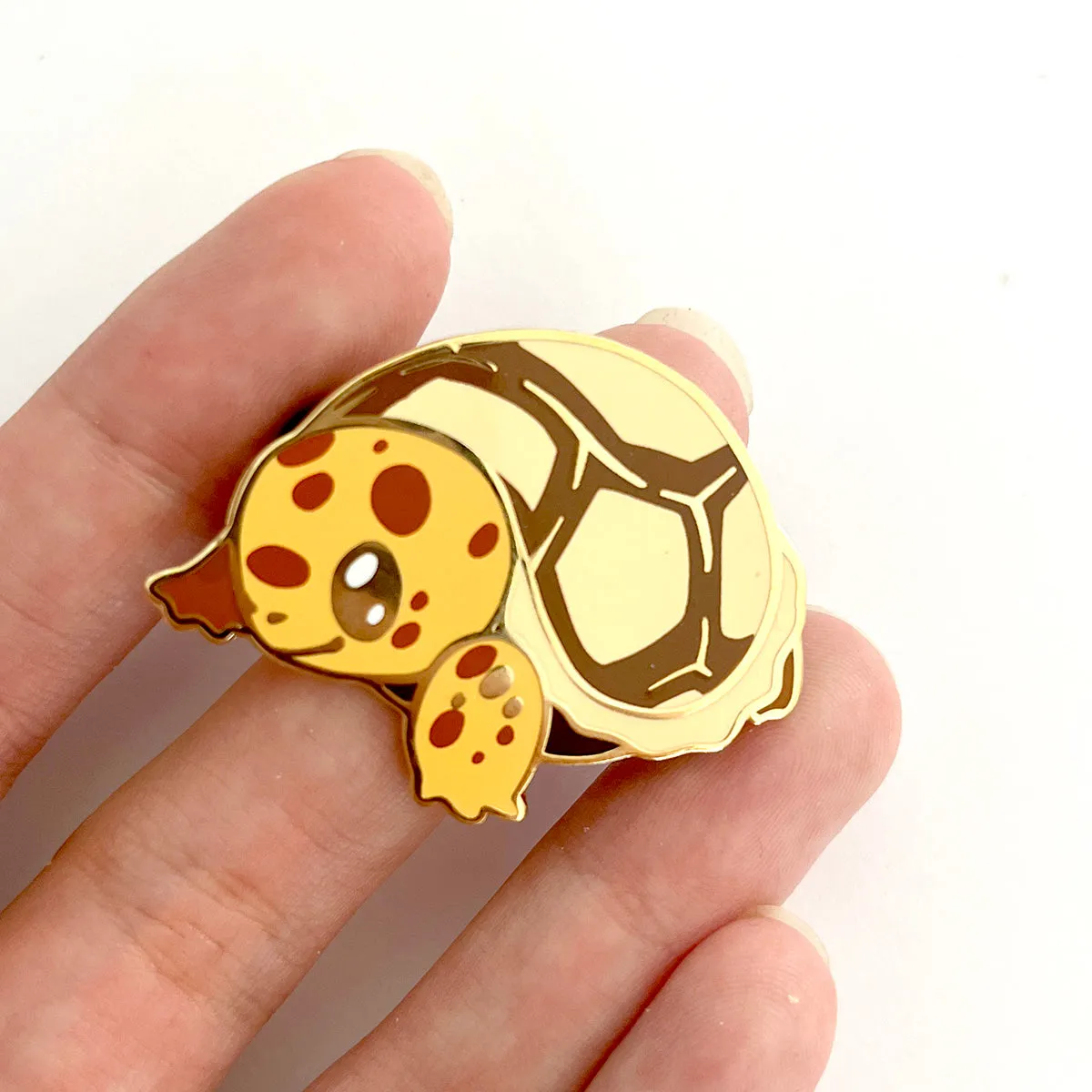 Sulcata Tortoise Hard Enamel Pin