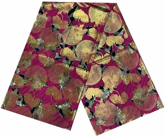 Super Wax Hollandais Block Print Guaranteed Dutch Wax Printed in Holland 100% Cotton (Col_55228)