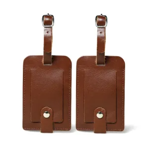 Tags Luggage Dark Competitive Door-to-door delivery Brown Set Leather