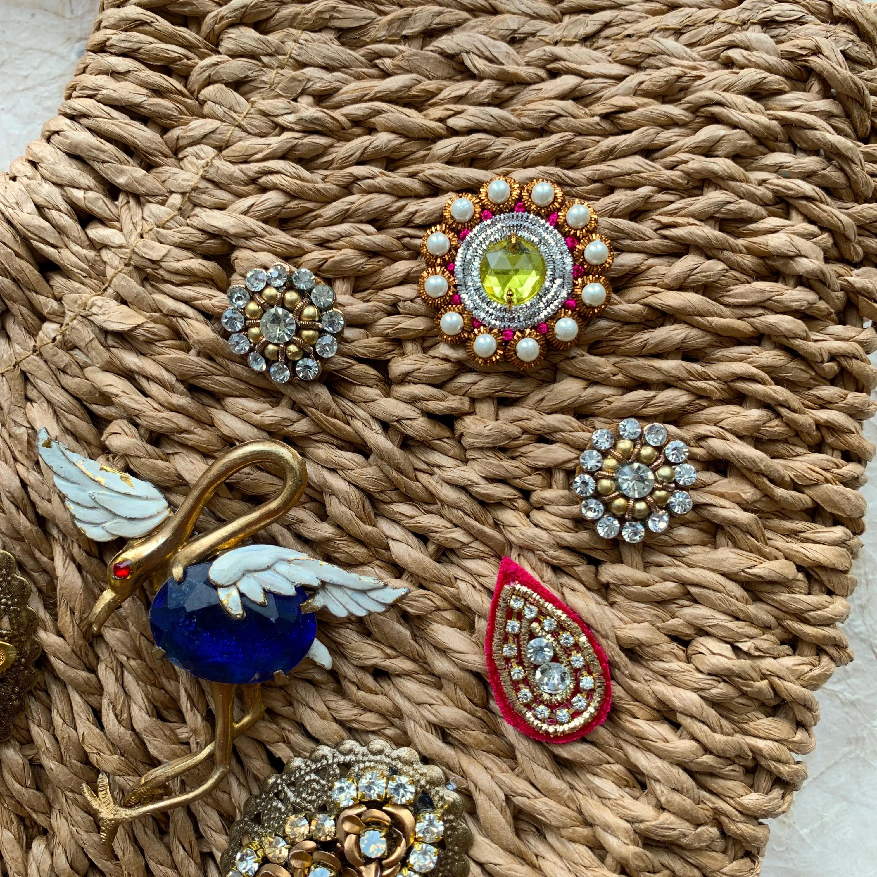 The Abby Straw Tote Bag - One-of-a-Kind
