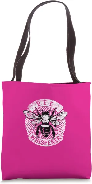 The Bee Whisperer Funny Honey Pollen Bees Beekeeping Hive Tote Bag