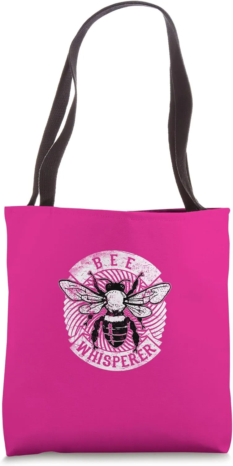 The Bee Whisperer Funny Honey Pollen Bees Beekeeping Hive Tote Bag