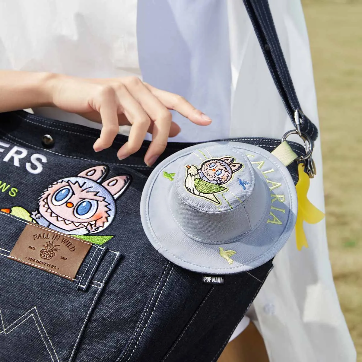 THE MONSTERS FALL IN WILD SERIES-Denim Messenger Bag Pre Order