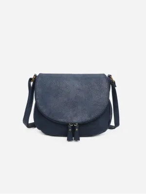 The Original Vegan Leather Shoulder Bag | Dark Blue