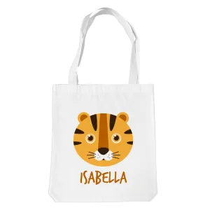 Tiger White Premium Tote Bag