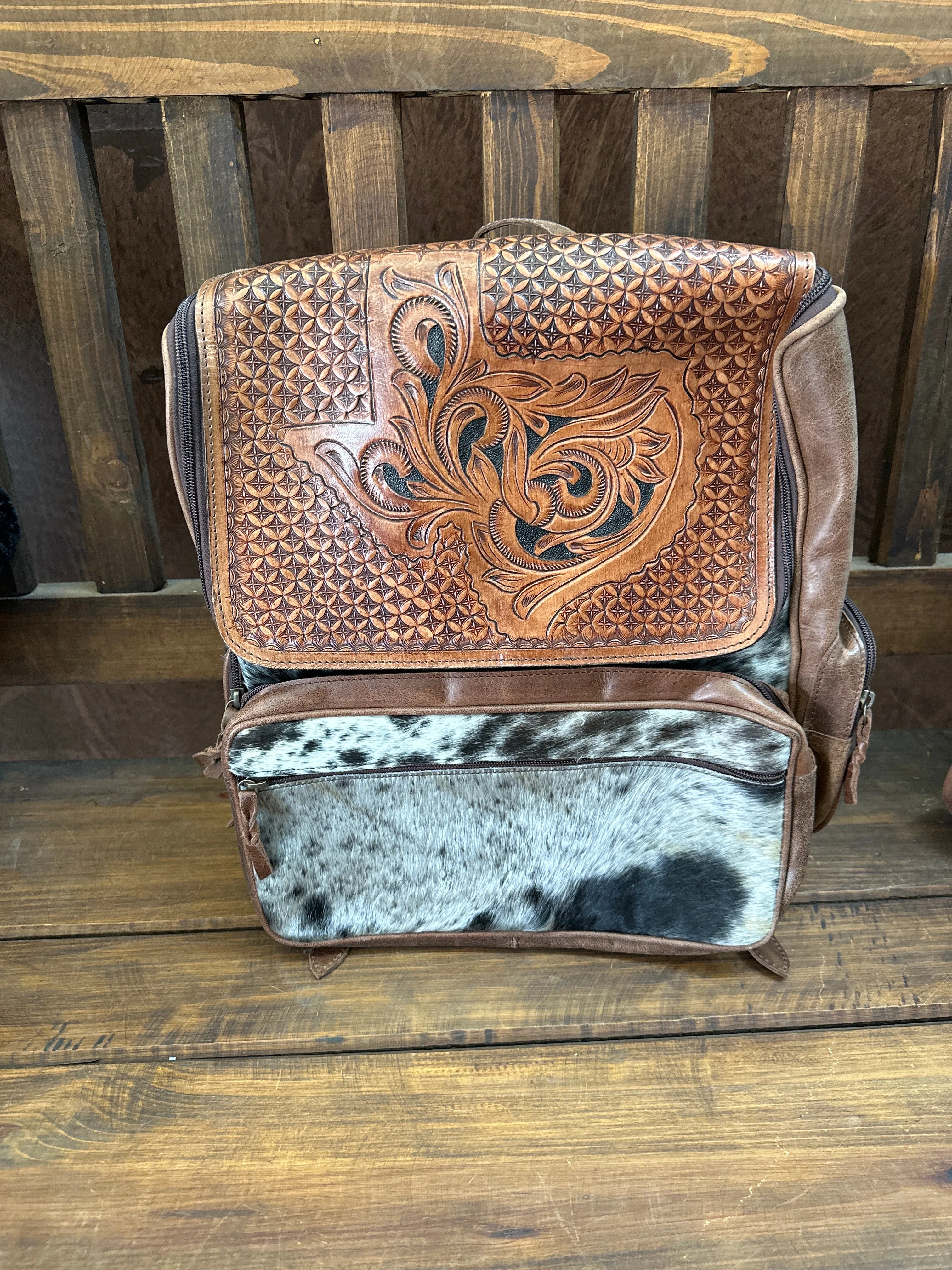 Tooled Texas Backpack