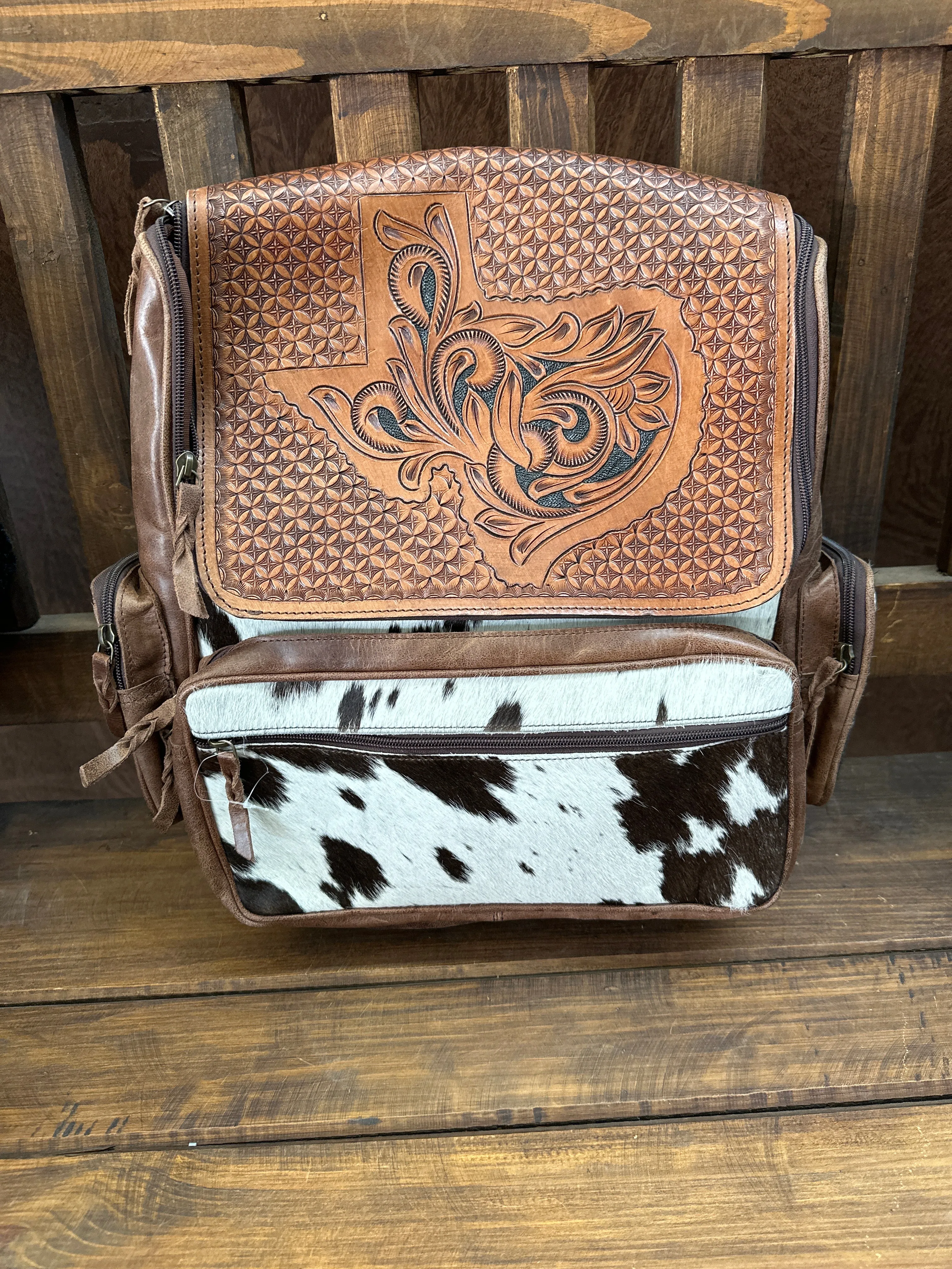 Tooled Texas Backpack