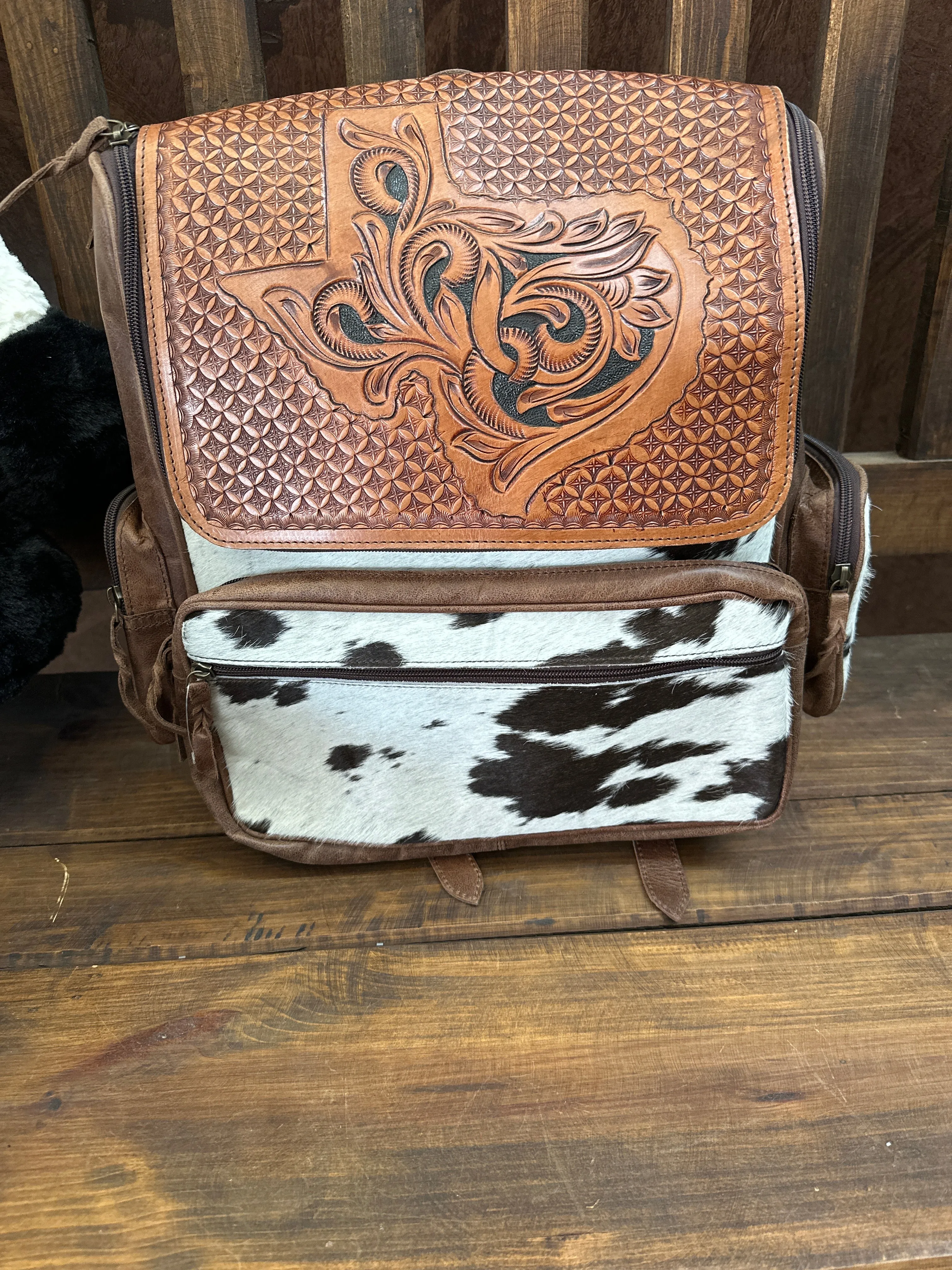Tooled Texas Backpack