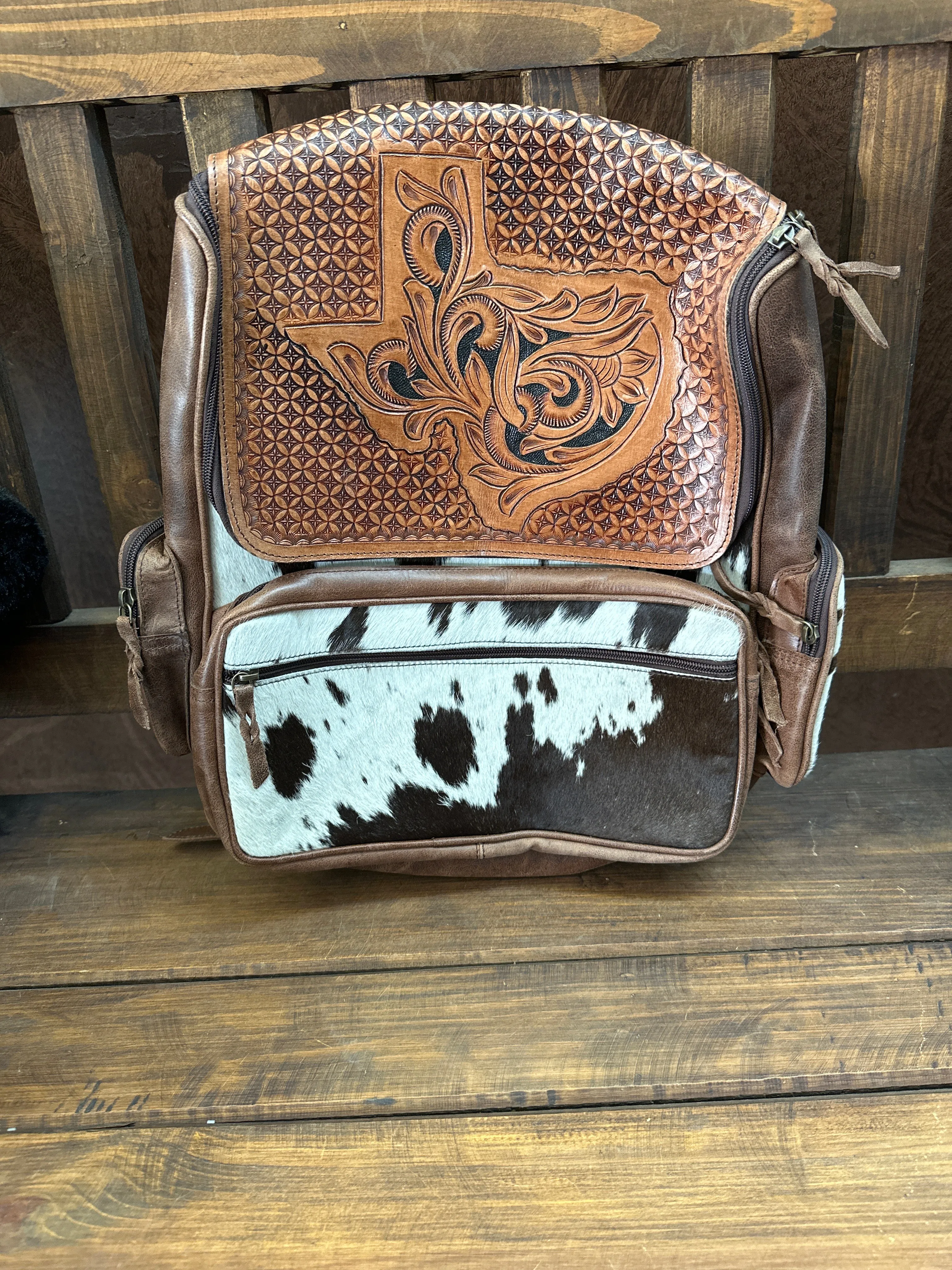 Tooled Texas Backpack