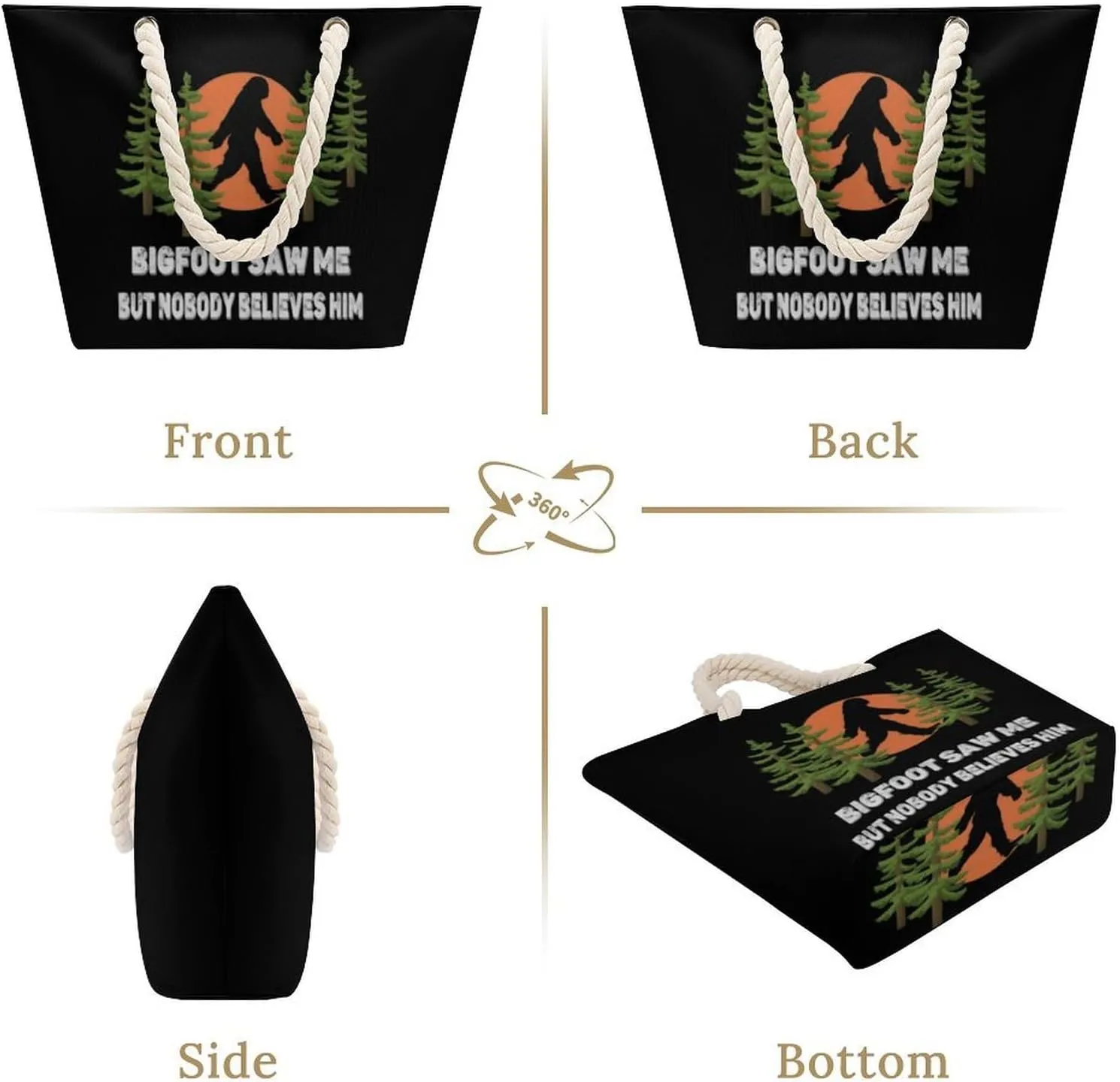 Tote Bag Large Handles Beach Bag with Zipper for Shopping Groceries Travel Outdoors Swim Pool Bag