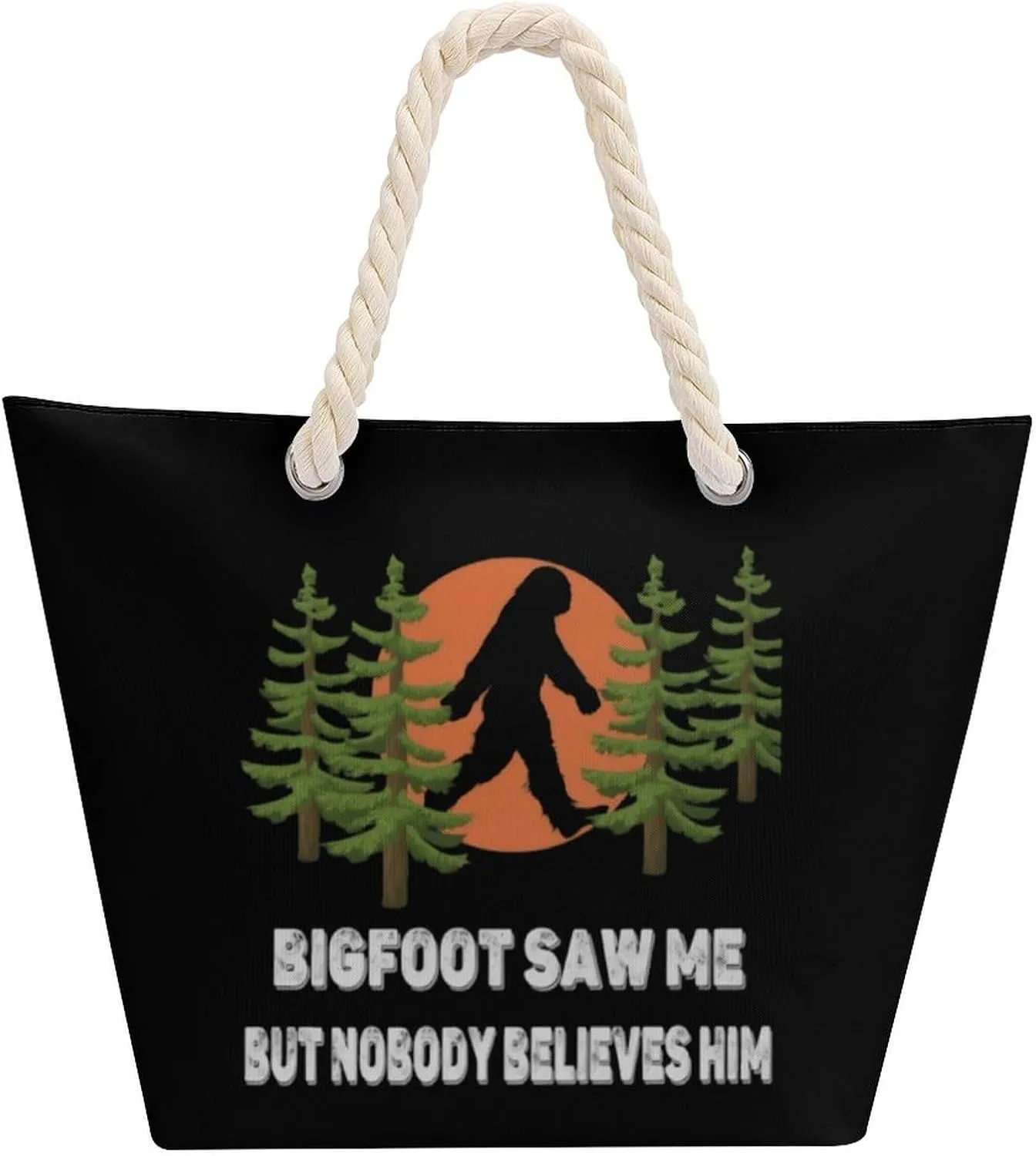 Tote Bag Large Handles Beach Bag with Zipper for Shopping Groceries Travel Outdoors Swim Pool Bag