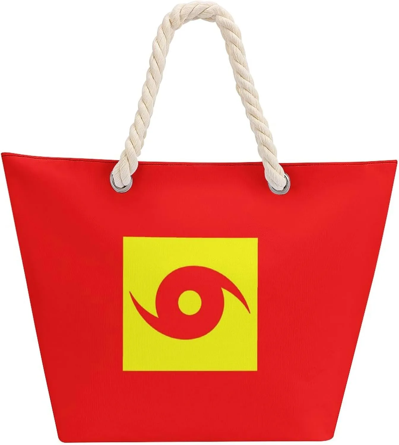 Tote Bag Large Handles Beach Bag with Zipper for Shopping Groceries Travel Outdoors Swim Pool Bag