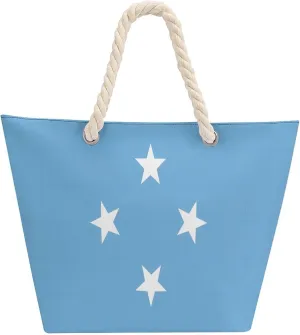 Tote Bag Large Handles Beach Bag with Zipper for Shopping Groceries Travel Outdoors Swim Pool Bag