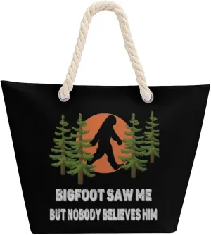 Tote Bag Large Handles Beach Bag with Zipper for Shopping Groceries Travel Outdoors Swim Pool Bag