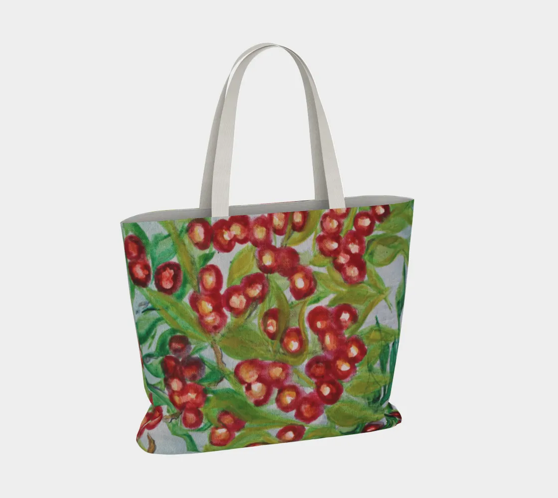Tote Berries Bag Red High-quality Large Safe transactions