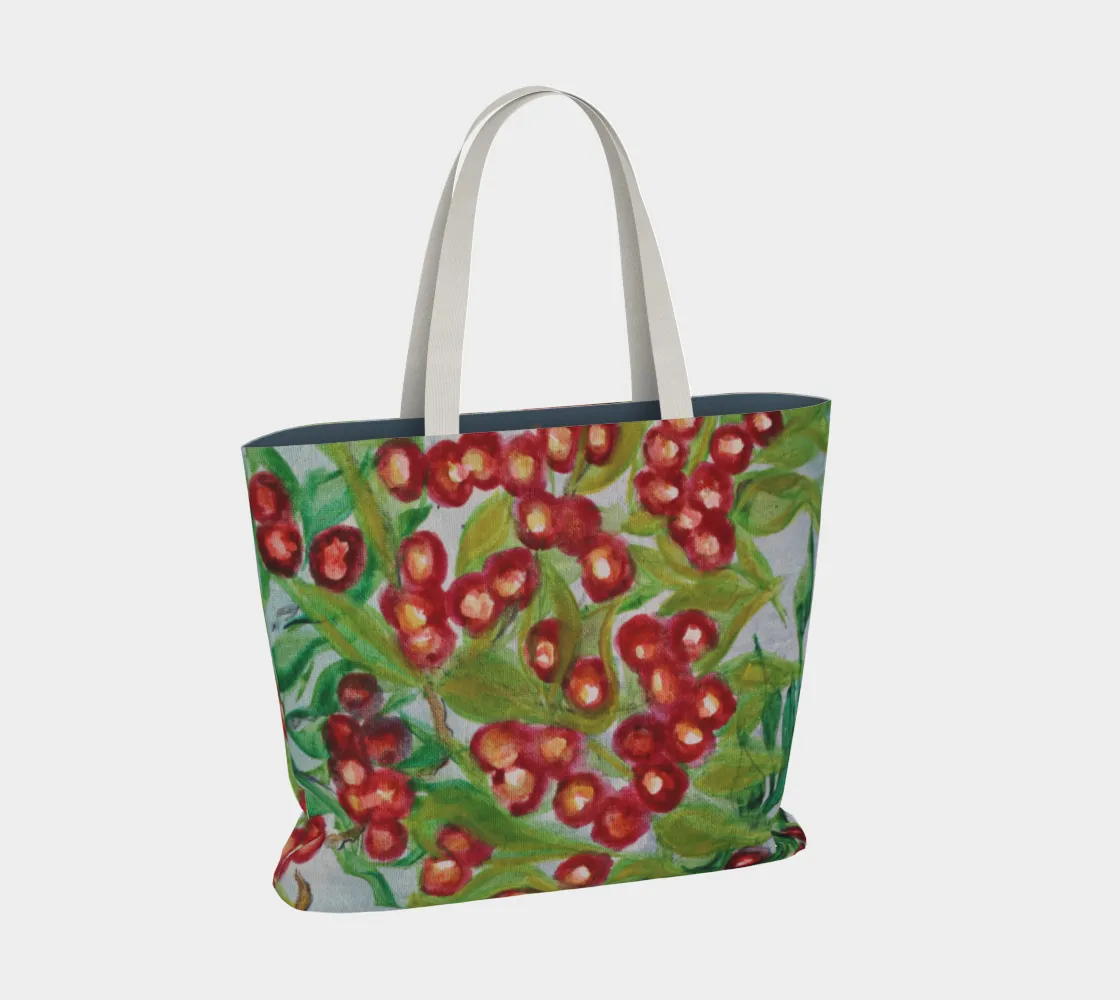 Tote Berries Bag Red High-quality Large Safe transactions