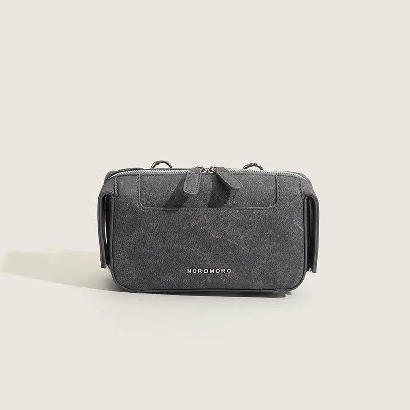 Trendy Denim Mini Messenger Bag
